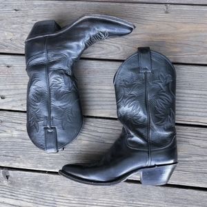 Justin Black Hayne Cowboy Boots